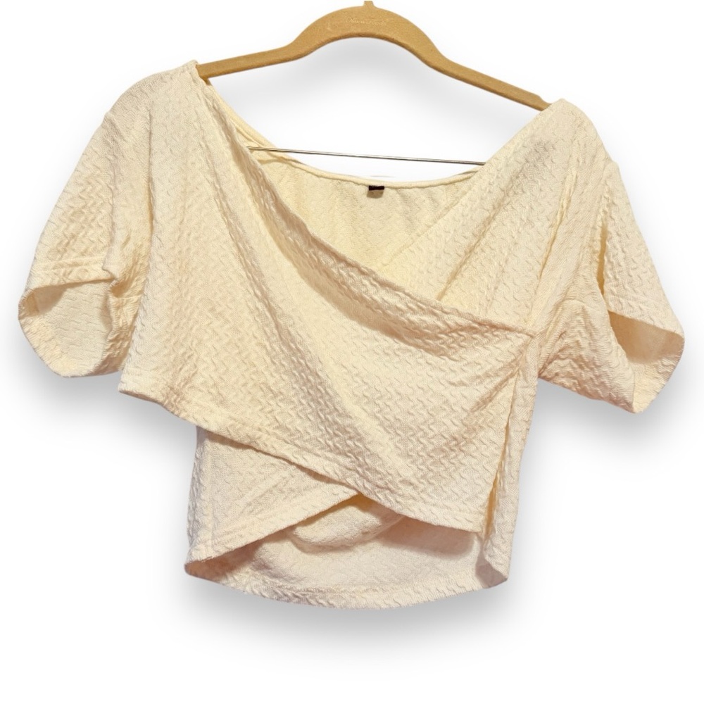 Cute White Wrap Crop Top | Sexy Soft Summer Casual Stylish Sweet Flirty Pretty